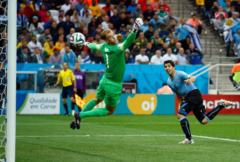  Luis Suarez broke English hearts when he netted twice in the 2014 World Cup