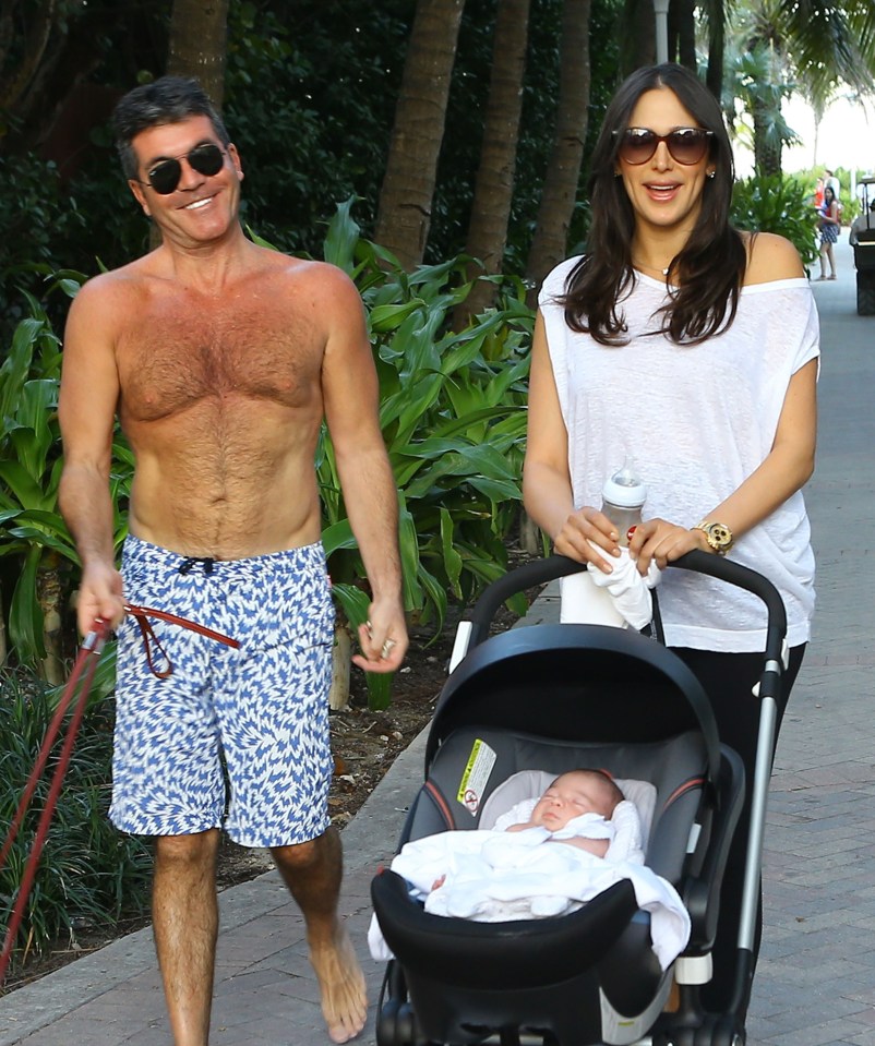  Simon's girlfriend Lauren Silverman gave birth to little Eric in February 2014