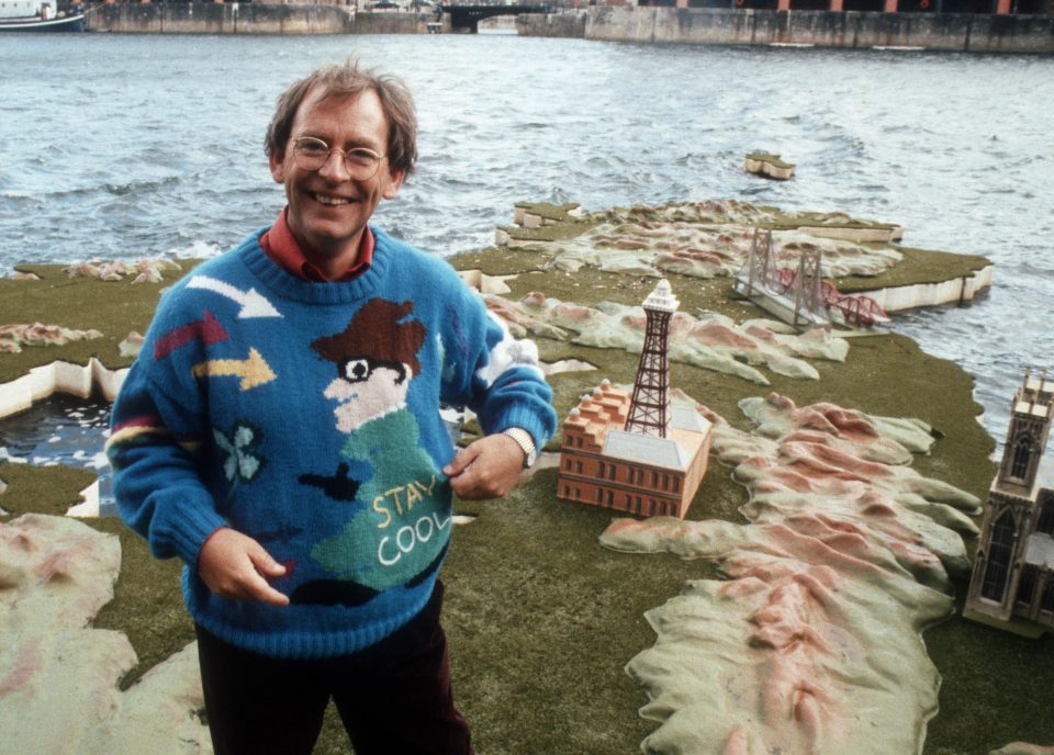  Fred Talbot became known for his colourful jumpers as he forecast the weather from a floating UK map on This Morning