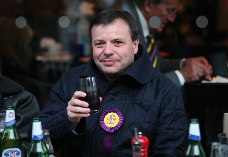  Mr Farage's millionaire backer Arron Banks is said to be in talks with Warner Bros