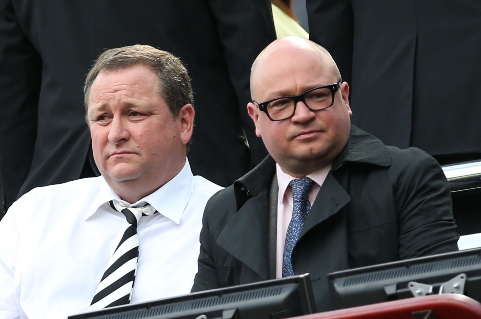  Lee Charnley (R) says Steven Taylor is a "superb ambassador" for Newcastle