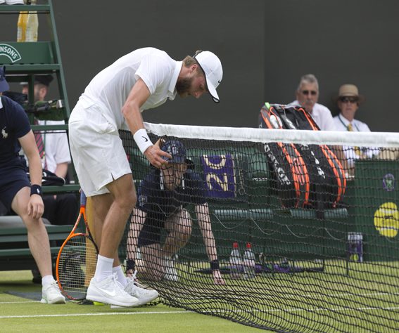  Broady admits he's looking forward to playing in the main arena