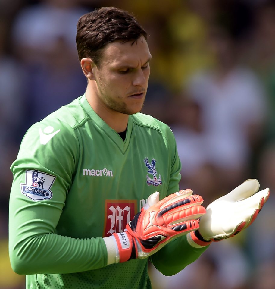  Alex McCarthy will be one of four goalkeepers on the books at Selhurst Park now