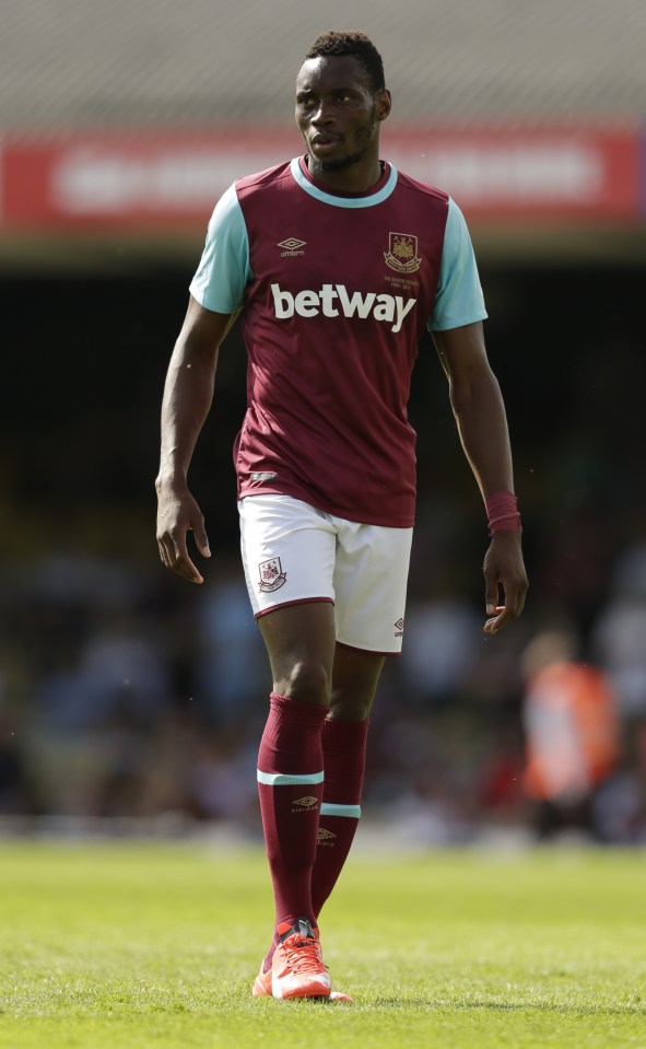  Diafra Sakho scored just seven times in 24 games for West Ham last season