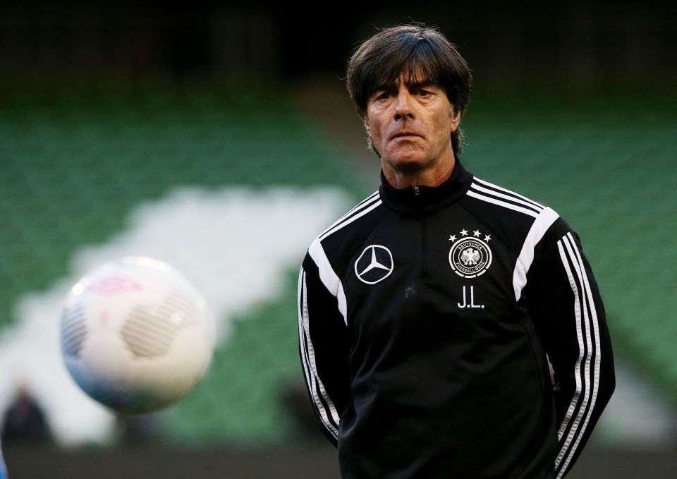  Germany coach Joachim Low did not attend his press conference on Monday