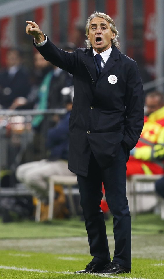  Ex-Manchester City boss Roberto Mancini is the man at the helm of Inter Milan