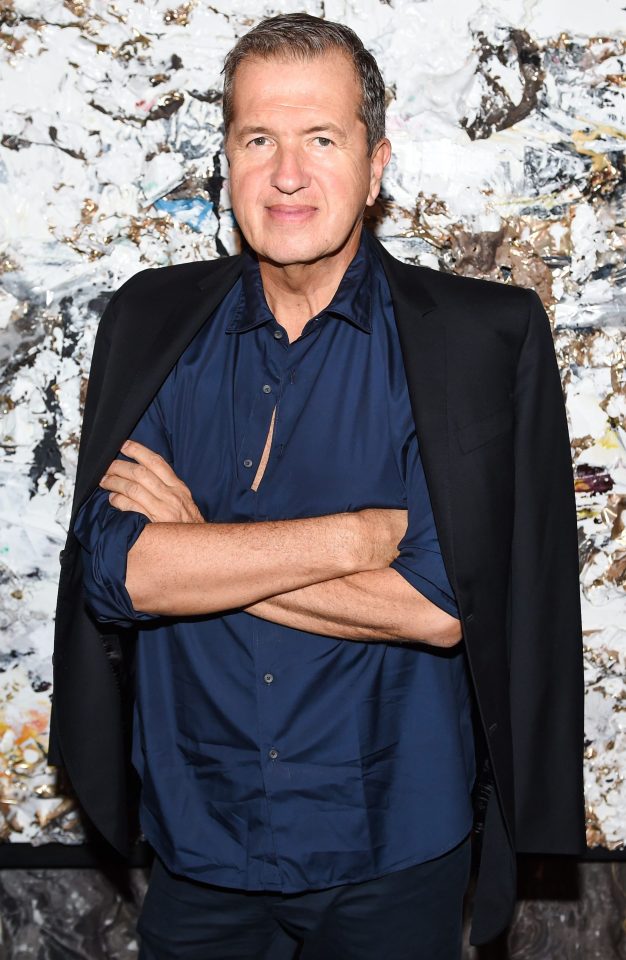  Fashionista ... Photographer Mario Testino will co-host new show