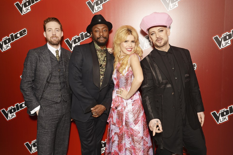  The Voice's 2016 panel - but Ricky and Paloma will not return