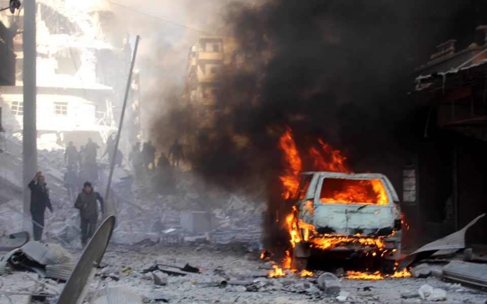  An ISIS car bomb in Aleppo saw 4 dead and 12 wounded