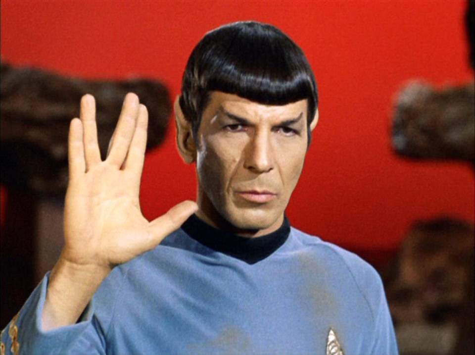  Mr Spock, played by Leonard Nimoy, is the most well known Spock. His distinctive eyebrows have been channelled by Mrs Murray in her new role with Pimm's