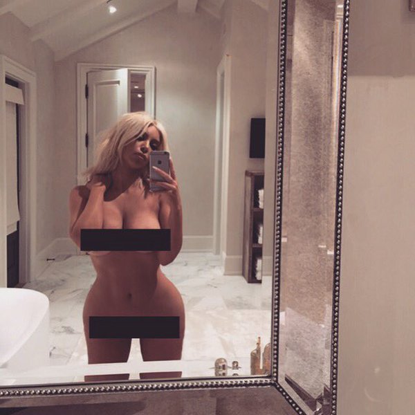  Kim's most risque selfie