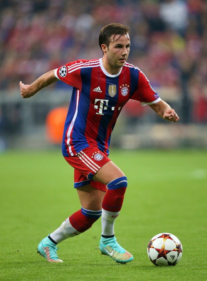  Gotze ended the season out of favour with former boss Pep Guardiola.