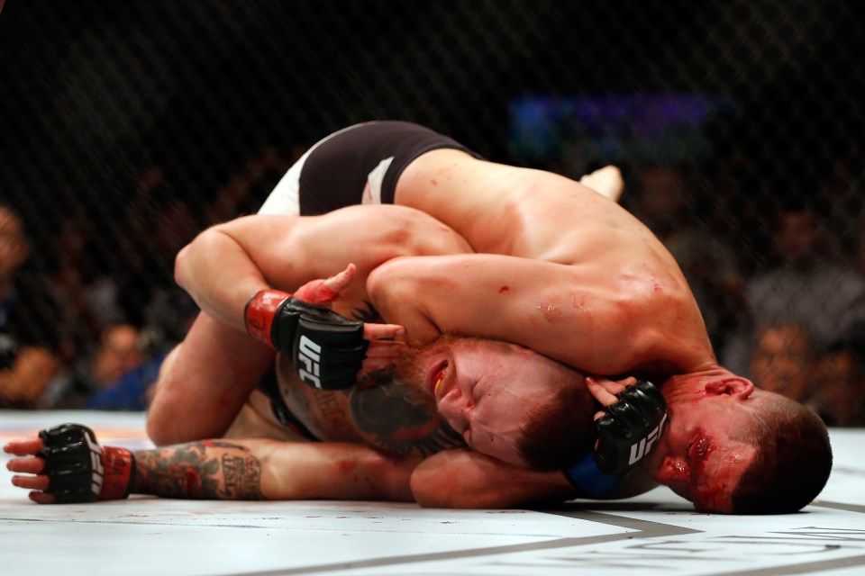  Nate Diaz choked out Conor McGregor in two rounds in March