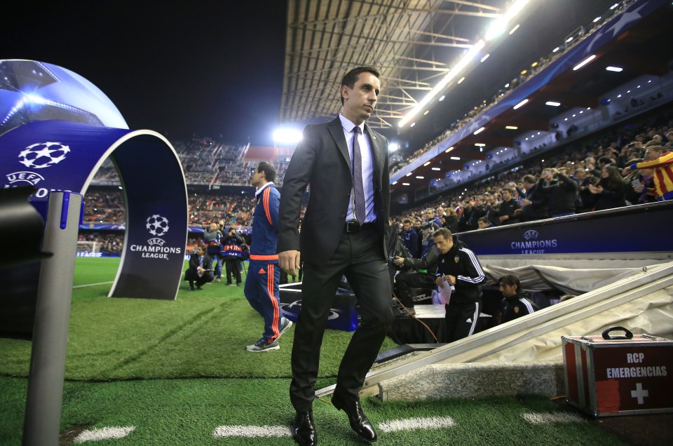  Neville’s time in Spain ended in disappointment after winning only ten matches