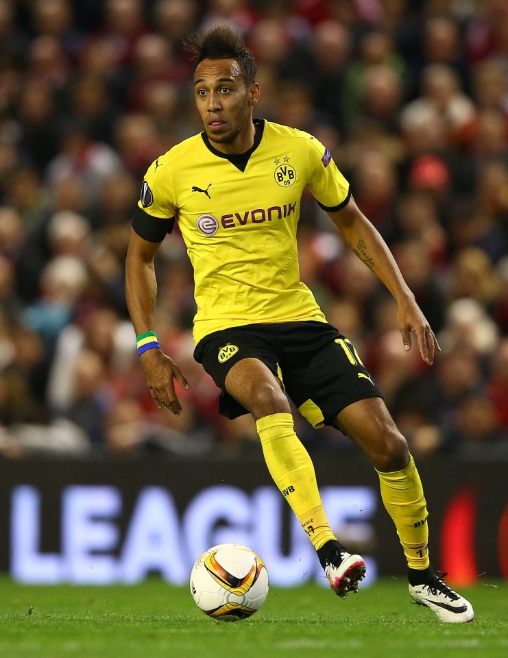  City are rumoured to be in talks for Dortmund's Pierre-Emerick Aubameyang