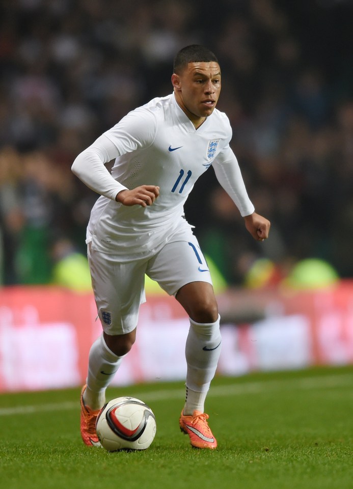  Alex Oxlade-Chamberlain's season was curtailed by injury