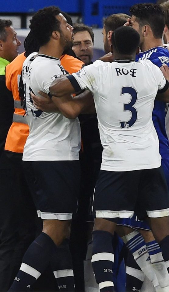  Tottenham duo Rose and Dembele took a long time to calm down afterwards