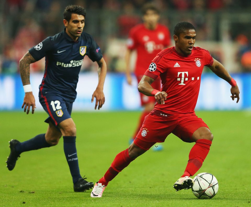  Douglas Costa will help provide the firepower up front