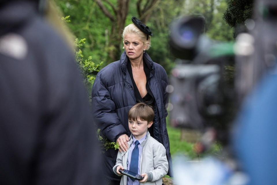  She has returned to EastEnders to film scenes for Peggys funeral