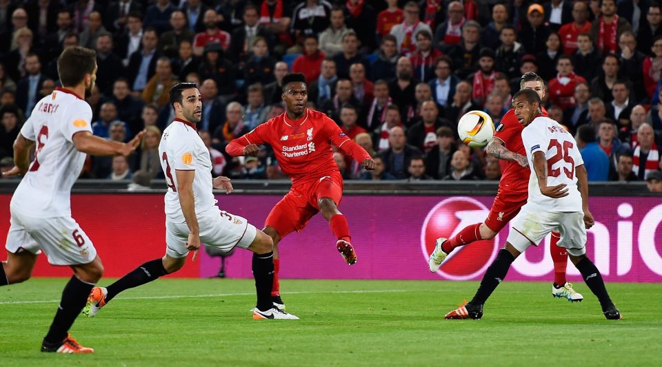  Liverpool striker Daniel Sturridge scored a brilliant goal in the Europa League final but his side went on to lose against Sevilla in Basel, Switzerland