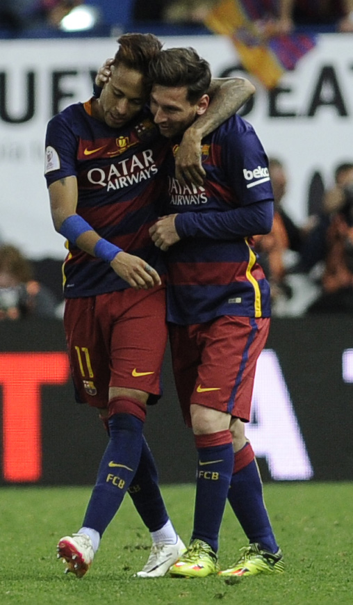 Neymar and Lionel Messi have formed a destructive partnership on the pitch