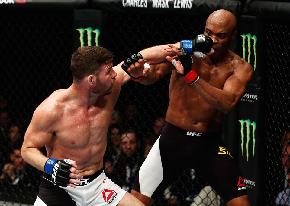  Landmark victory: Bisping's win over Anderson Silva was the best of his career to date