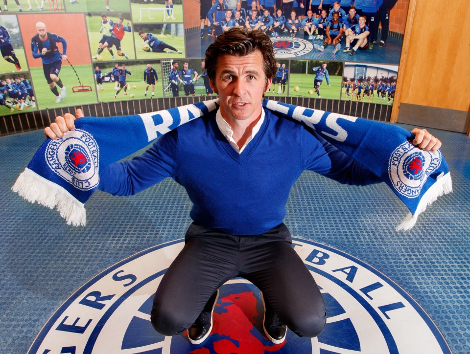  Joey Barton now plays his football north of the border for Rangers