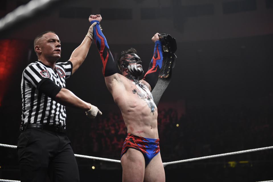  Finn Balor was the NXT champion until he dropped the strap to rival Samoa Joe