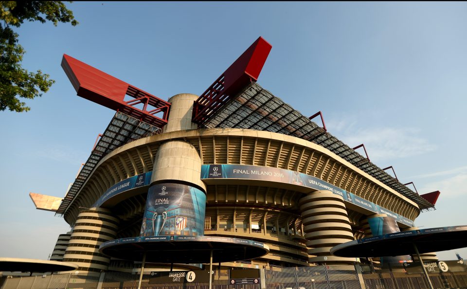  The San Siro played host to the Champions League final between Real and Atletico