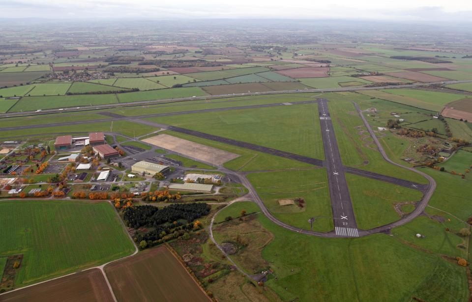  The near-collision happened near RAF Dishforth in North Yorkshire