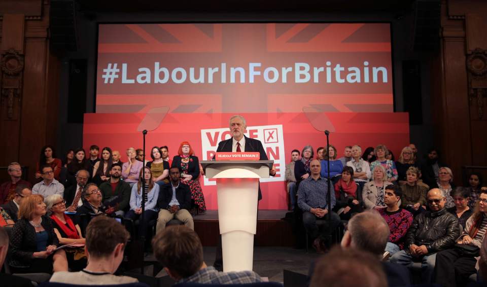  In his speech Mr Corbyn was forced to confront the problems that immigration causes for the first time