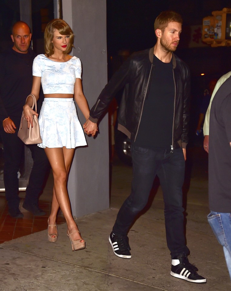  Taylor was dating Calvin Harris for over a year before splitting earlier this month