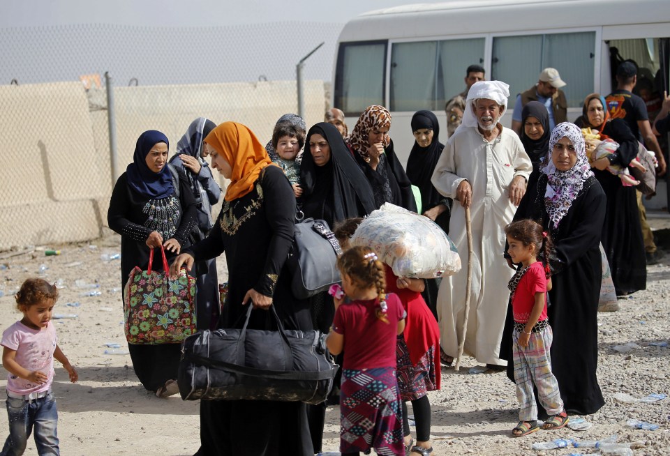  The UNHCR said more than 12,000 people had fled Fallujah and the surrounding area since May 23