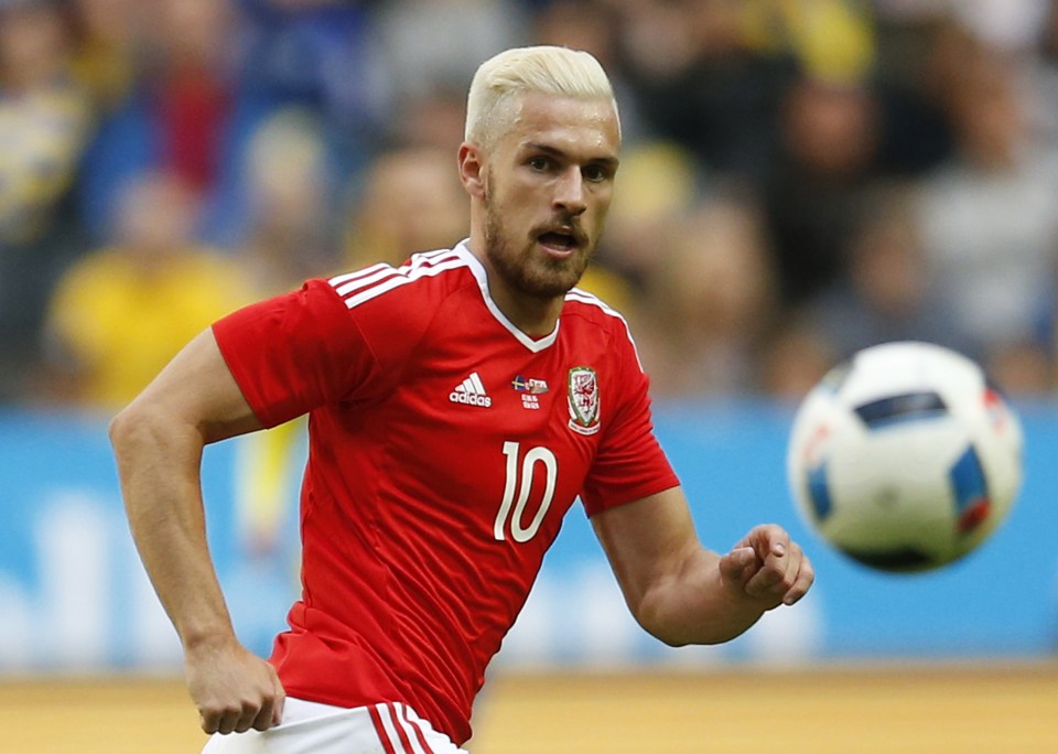  Aaron Ramsey sent social media users barmy when he unveiled his new hairstyle