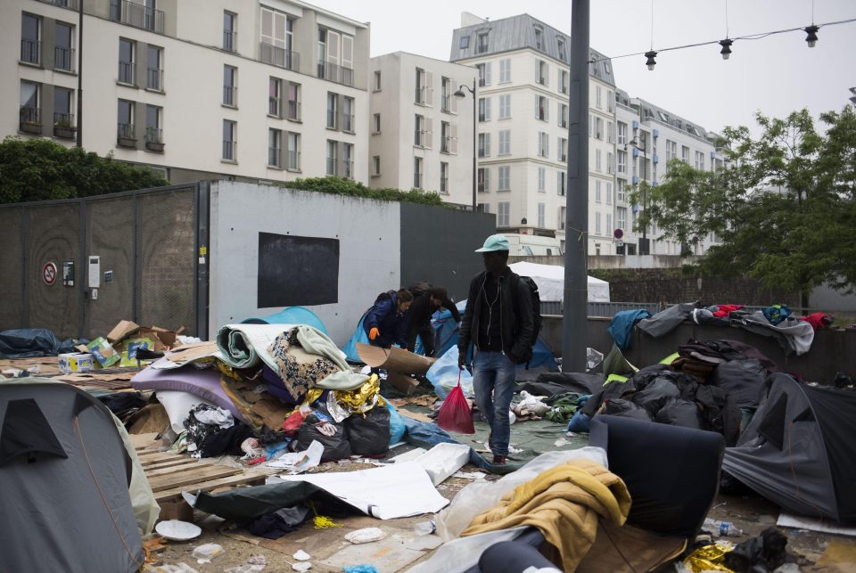  The area has been described as an open-air toilet with migrants being moved on from the area due to the concerns