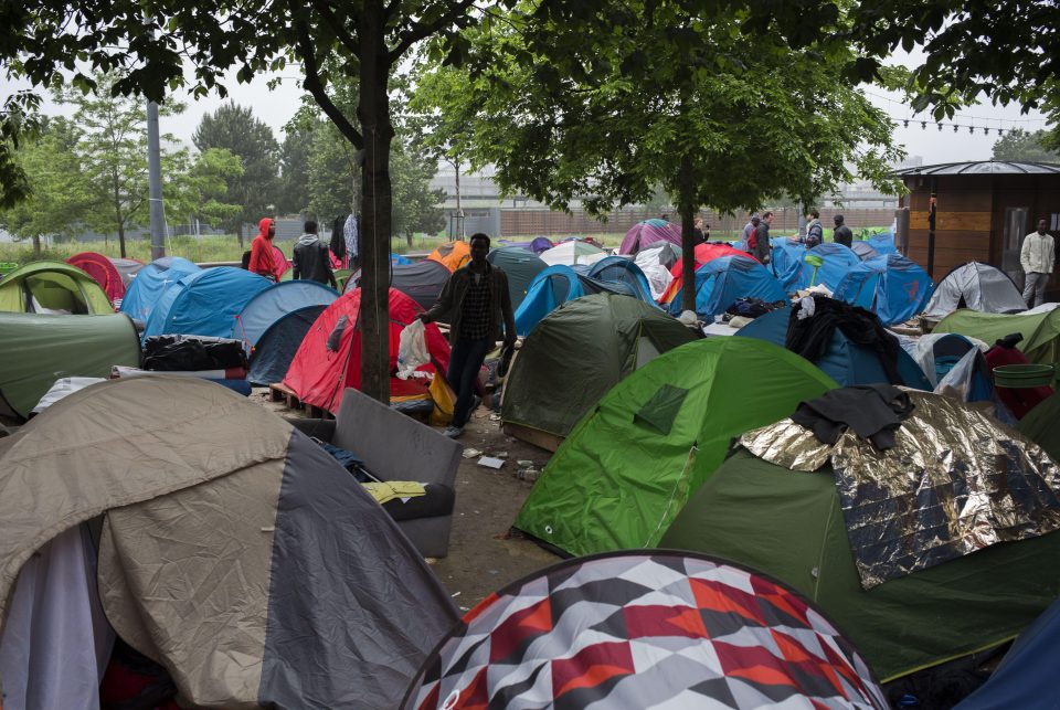  Tents had been given out by charities like The Salvation Army but the area still struggled to stay ordered and clean