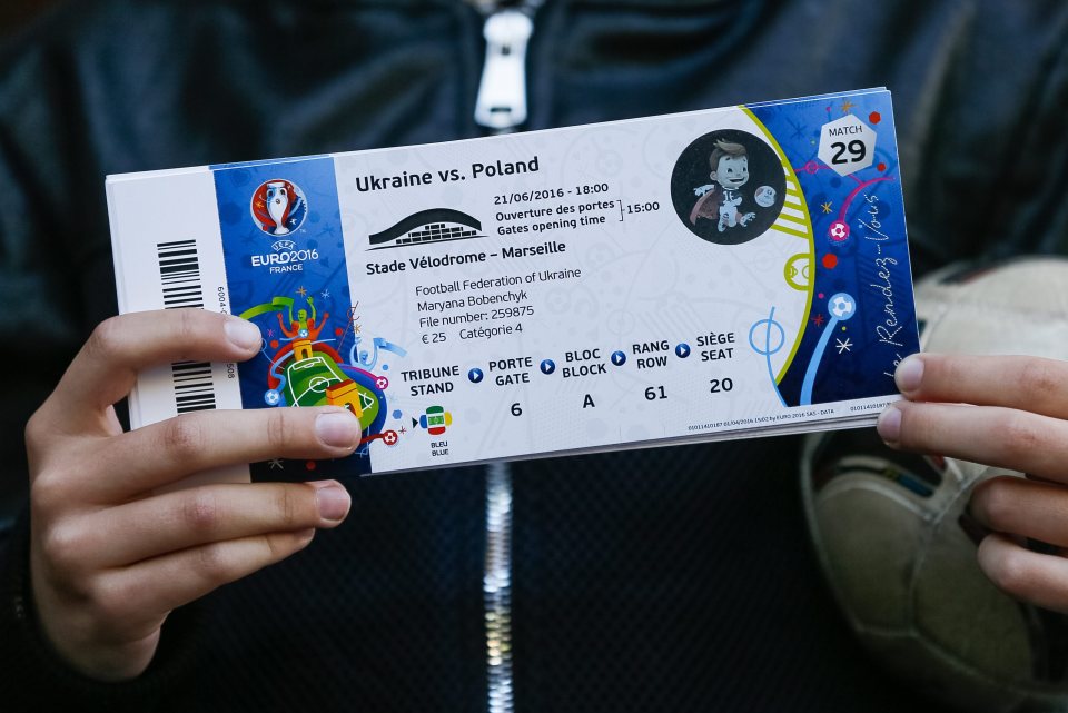  Tickets to the Ukraine v Poland game are now available for just £15