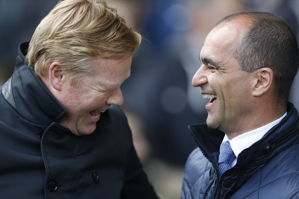  Koeman has been chosen as Everton's replacement for the sacked Robert Martinez who struggled with the club's home league form last season