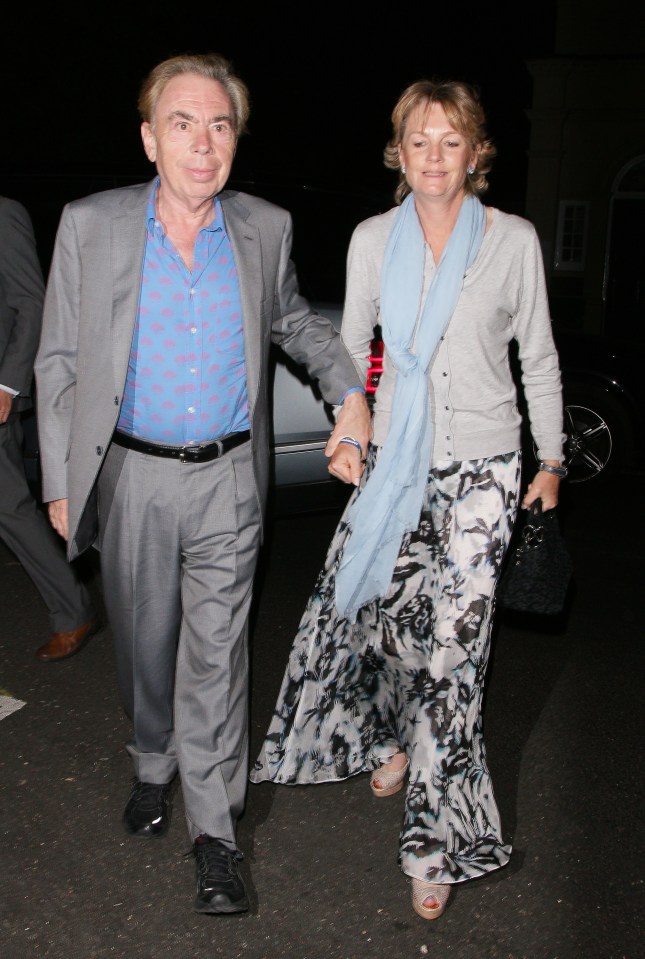 Andrew Lloyd Webber and his wife Madeleine