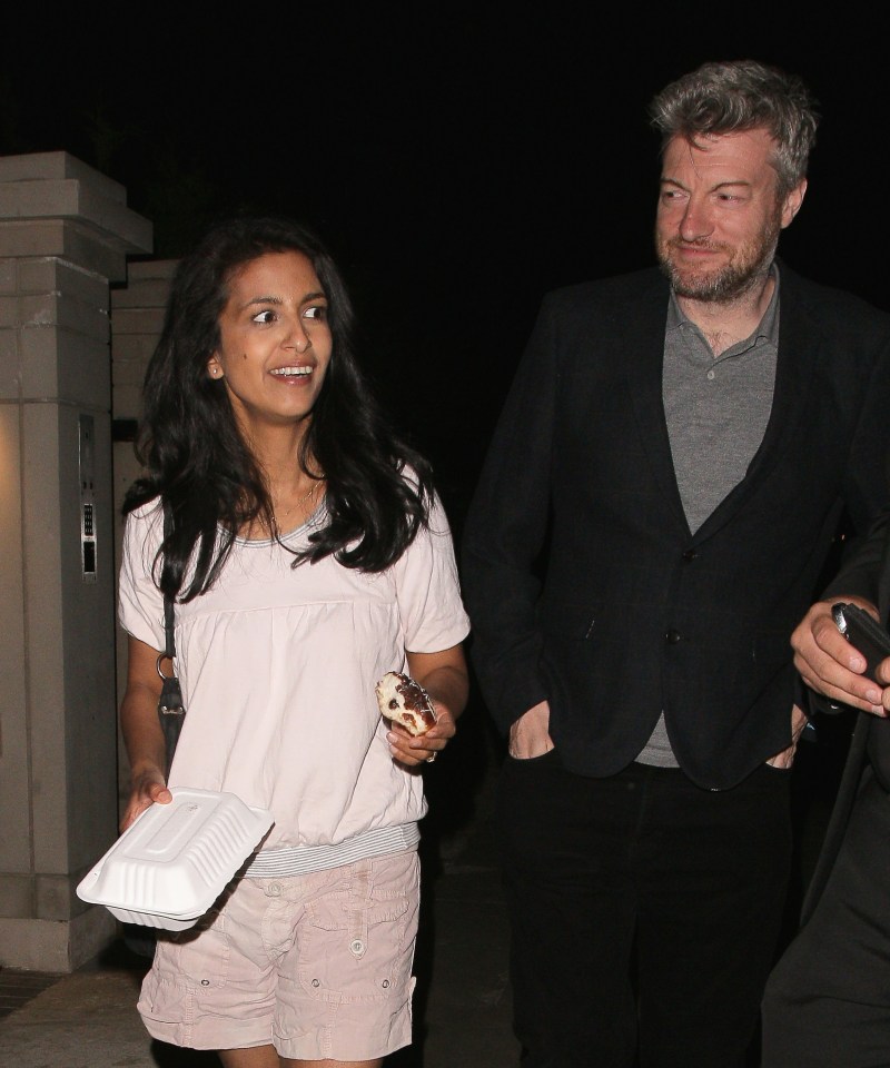 Charlie Brooker and wife Konnie Huq were among guests