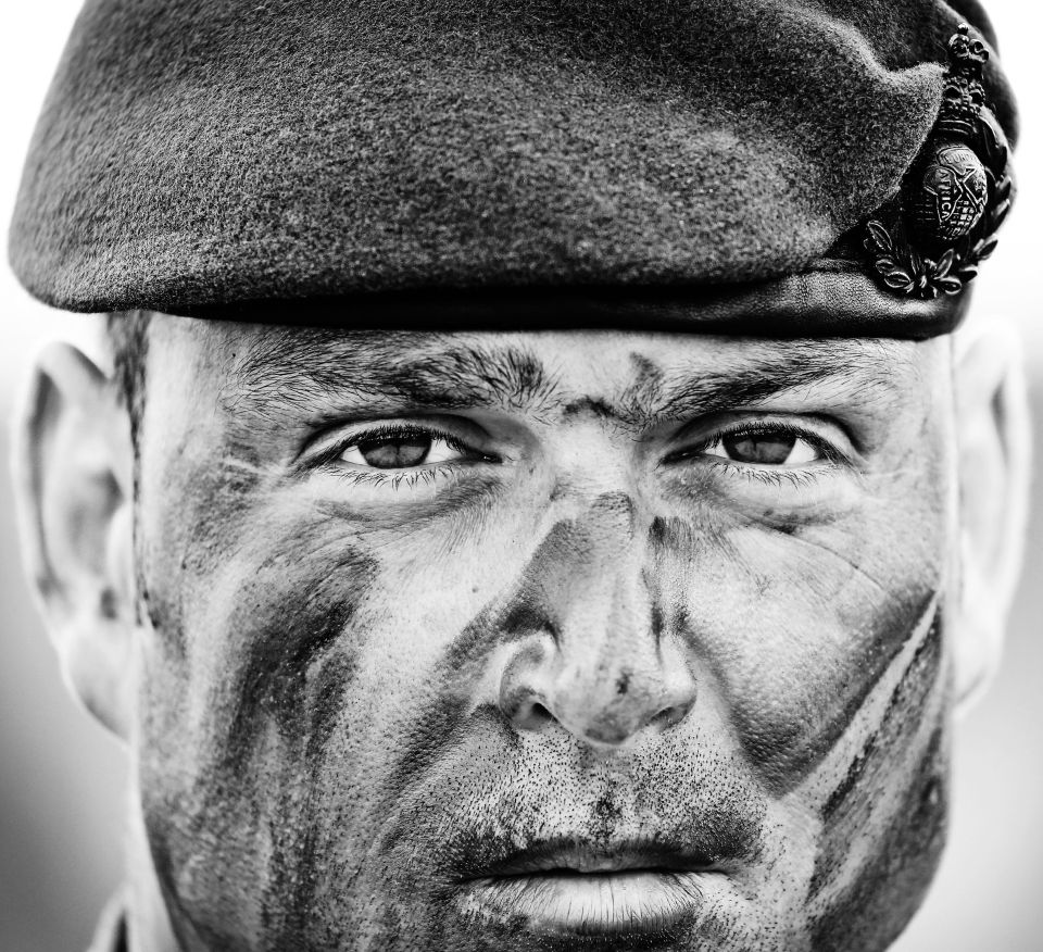  Sergeant Michael 'Taff' Francis of Alpha Company Fire Support Group during a green skills training exercise, taken by Royal Navy Photographer of the Year, Will Haigh