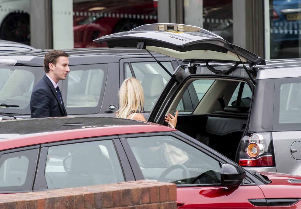  Marie took a look in the boot of the brand new Range Rover