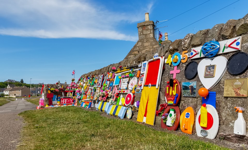  Charley said: "I just started making the mural last summer. I thought the place was looking a bit plain and so I just thought I'd try and brighten the place up