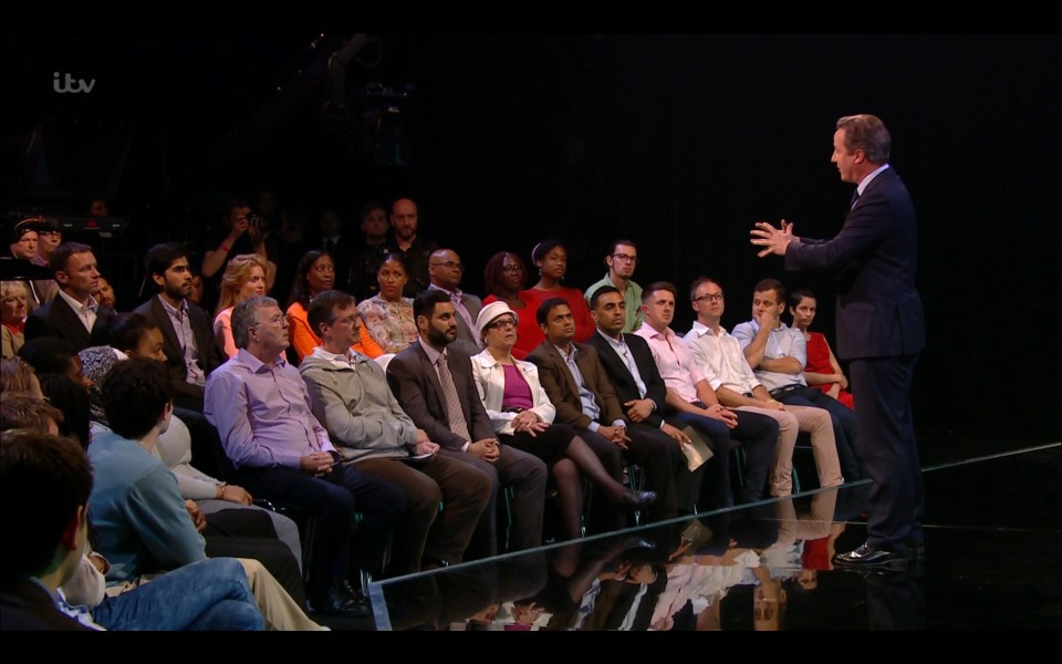 Cameron ITV EU debate