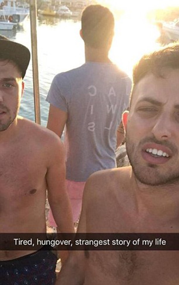 They had been on a boozy night out in Cyprus party hotspot Ayia Napa after boarding a boat they believed to be going on a dolphin-watching trip