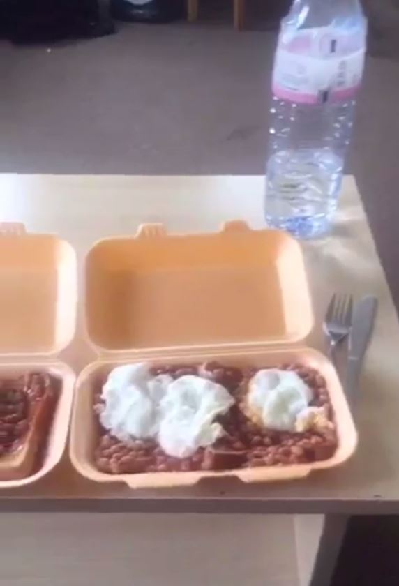  Anthony Joshua's video showed him getting ready to eat seven eggs for breakfast