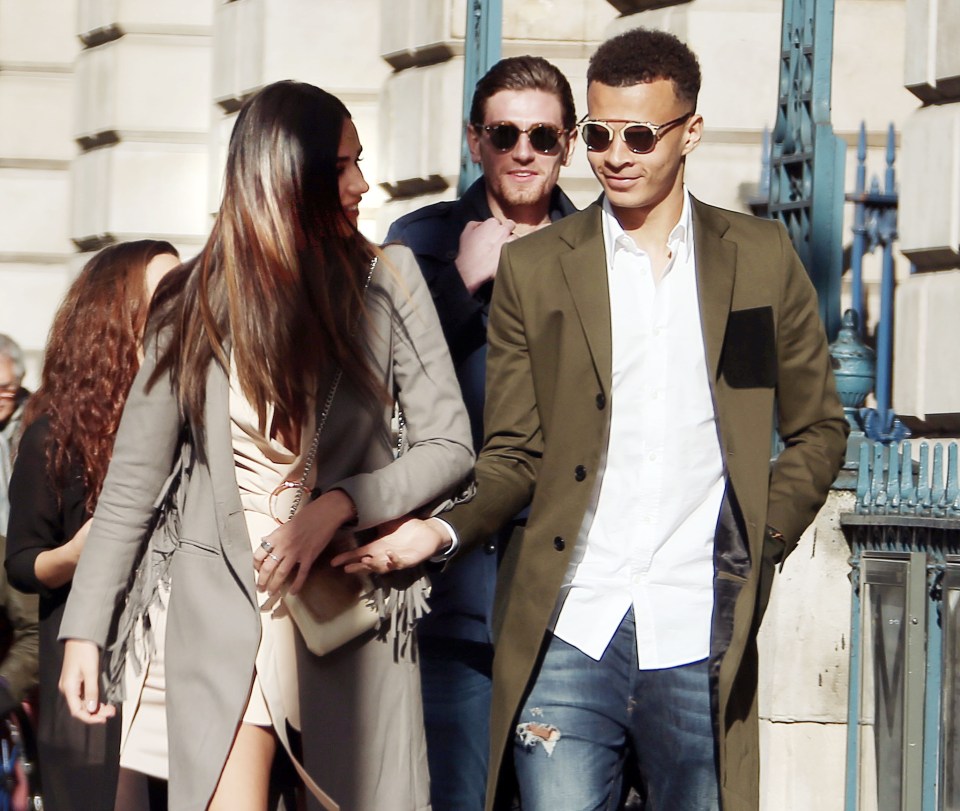  Dele Allis date appeared to tease the Young PFA Player of the Year with a handshake which tickled the England star