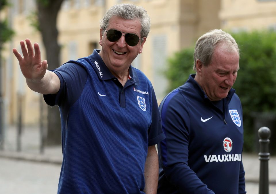  Roy Hodgson has turned his attention to the Russians' tactics in training