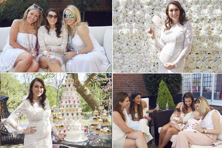  Luisa Zissman threw a truly girly pink-themed baby shower for her soon-to-be-born little girl