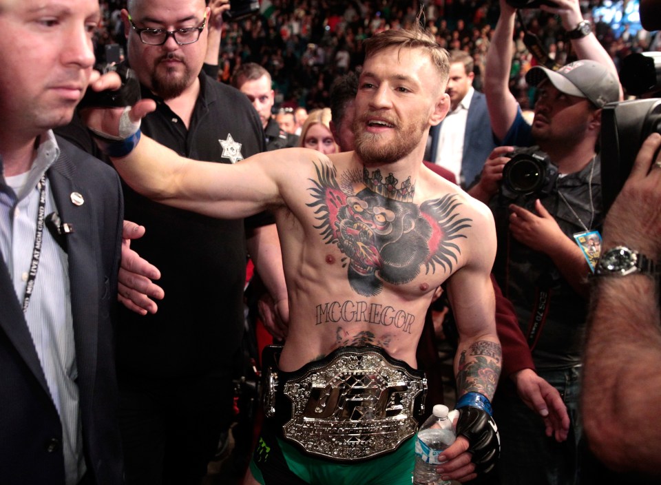 McGregor is the UFC's champion at 145lbs, but jumped two weight classes to face Diaz at 170lbs